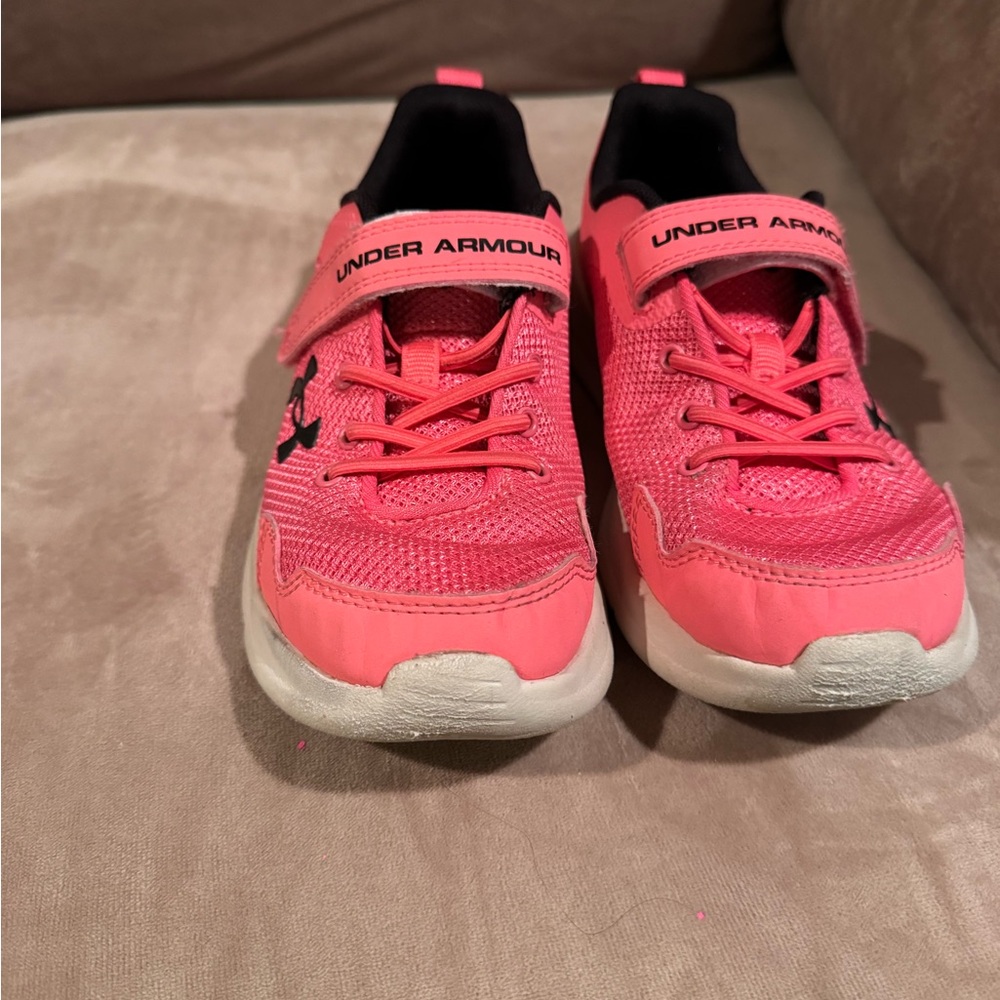 Under Armour Kids' Neon Pink Sneakers